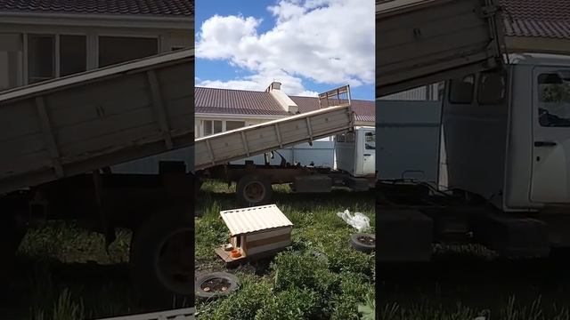 Идеальная быстрая разгрузка выгрузка досок самосвалом смотреть онлайн