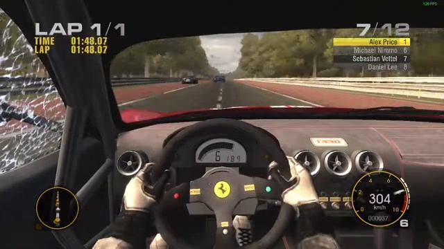 GRID Ferrari F430 Gameplay Huge Crash смотреть онлайн