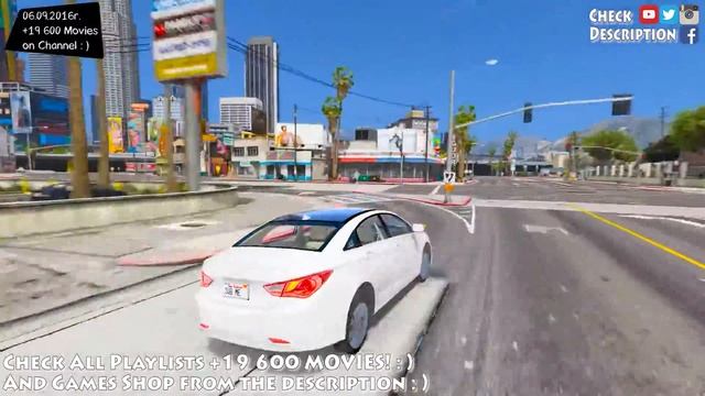 2014 Hyundai Sonata - GTA V MOD | 2.7K / 1440p ! _REVIEW смотреть онлайн