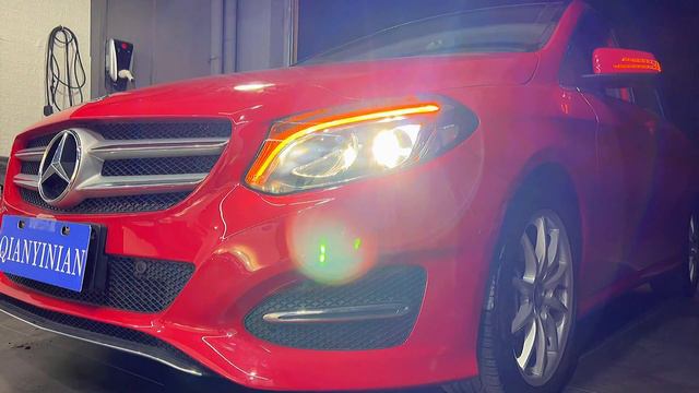 Mercedes-Benz B-class W246/B180.B200.B260 modified new full LED headlights смотреть онлайн