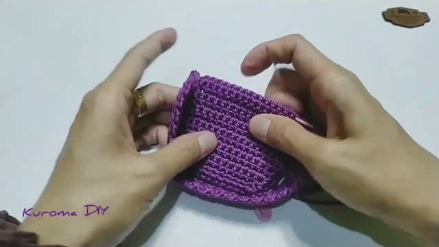 CROCHET WALLET BAG, CROCHET PURSE POUCH, COIN WALLET | DIY CROCHET BAG смотреть онлайн