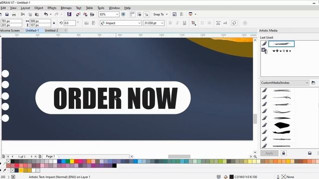 CorelDraw x7 tutorial Trend Social Media Banner Design Tutorial ll Coreldraw tutorial смотреть онлайн