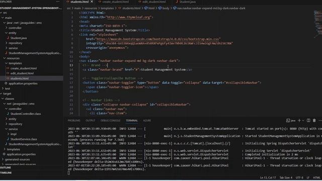 Module 6 SMS Part 3 Springboot Project | Introduction to Spring Boot | Full Stack смотреть онлайн