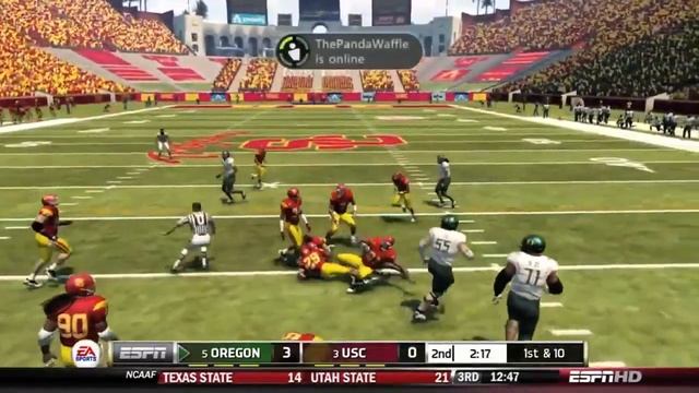 NCAA Football 13 - Demo Gameplay смотреть онлайн