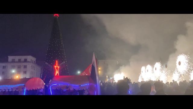 23 Декабря открытие новогодней Ёлки Луганск 22-23г. смотреть онлайн