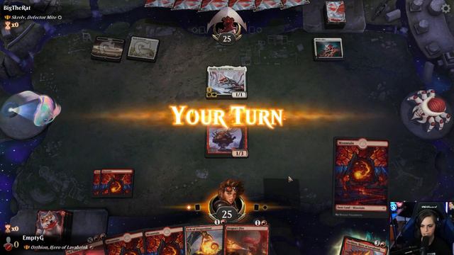 Copy Terror of the Peaks! | Orthion, Hero of Lavabrink | Historic Brawl | MTG Arena смотреть онлайн