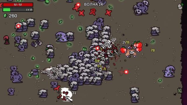 MOD: Catbox. Little Spot. Угроза 5 - Brotato Mods #213 смотреть онлайн