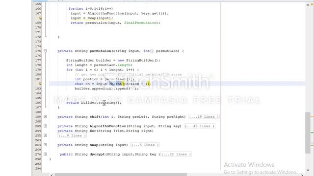 DES cipher in java смотреть онлайн