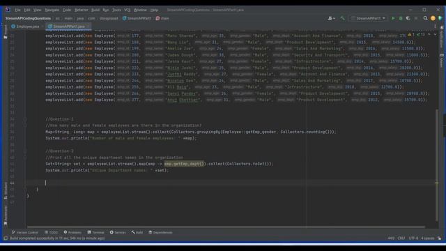 Java 8 Stream API Interview Questions and Answers | Part - 1 | Shiva Prasad Gurram смотреть онлайн