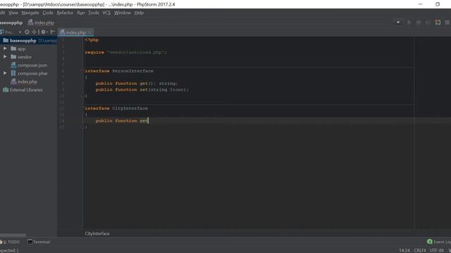 php уроки ооп [базовое php ооп] | Урок 7. Интерфейсы смотреть онлайн