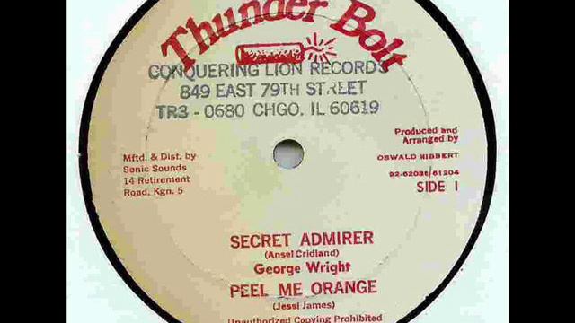 George Wright (The Ovations)- Secrect Admirer / Jessi James - Peel Me Orange - DJ APR смотреть онлайн