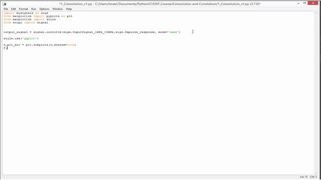 Python DSP : Covolving two signals смотреть онлайн