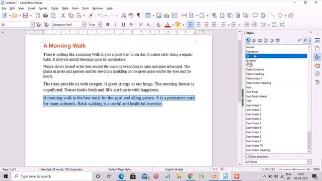 Dragging and Dropping to create style in libreoffice Lecture:3 смотреть онлайн