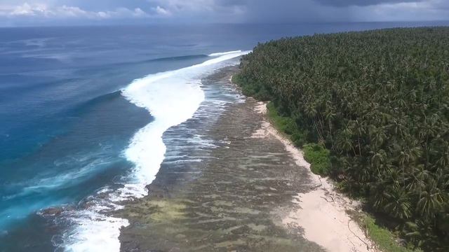Surfing North Sumatra With The Perfect Wave And Aura Surf Resort | HD Drone Surfing Footage