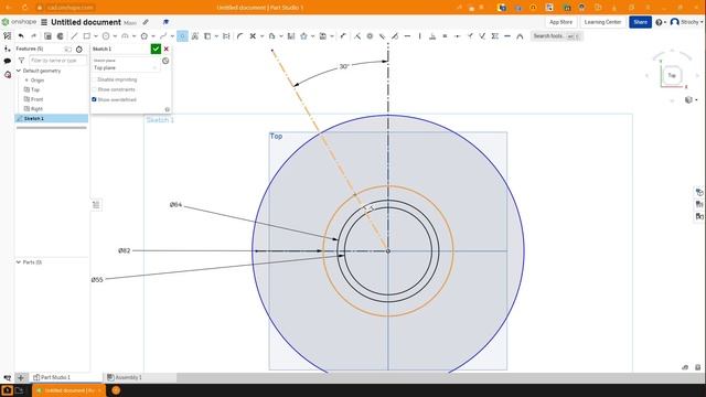 Знакомство с CAD-системами (Onshape - базовый функционал) смотреть онлайн