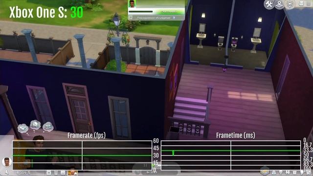 The Sims 4 на Xbox One S - Gameplay / Frame-Rate Test смотреть онлайн