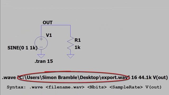 LTspice Importing and Exporting WAV & PWL Text Files смотреть онлайн