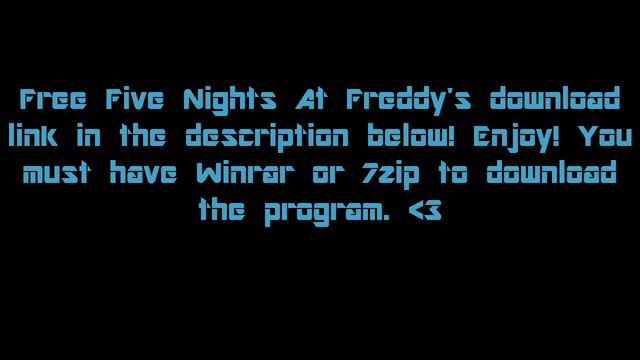 Five Nights At Freddy's FREE FULL VERSION DOWNLOAD MEDIAFIRE! смотреть онлайн