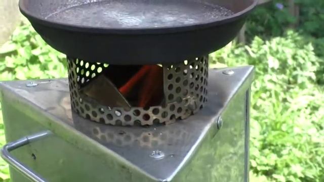 Обзор ракетной печи # 6. Функция древесной газогенерации. смотреть онлайн