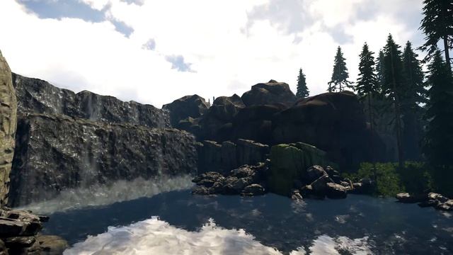 Video Wall - Waterfall # 2 (видео обои - Водопад # 2) смотреть онлайн