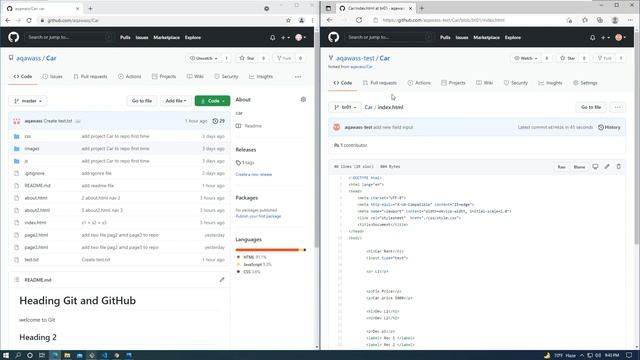 [Arabic] 25- Learn Git , GitHub and GitLab - pull request with small 2 person workflow смотреть онлайн
