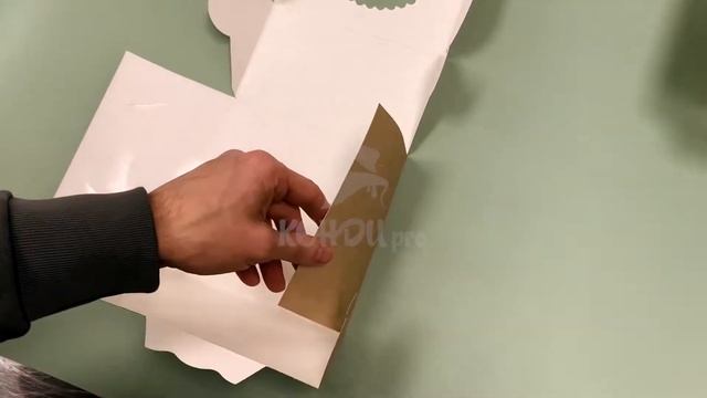 Как собрать коробочку для капкейков I коробочка 160x160x100 I Магазин для кондитеров КондиPro смотреть онлайн