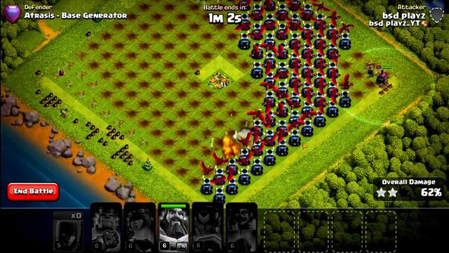 *new*101 max witch vs max dragon tower || coc battle anumation || coc private server || ep 2 смотреть онлайн