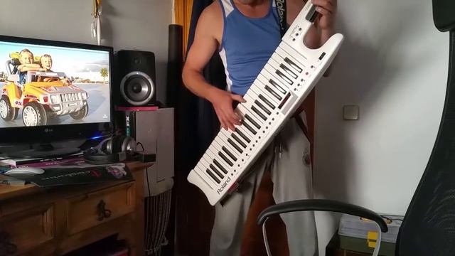 Hotel california Roland AX-7 смотреть онлайн