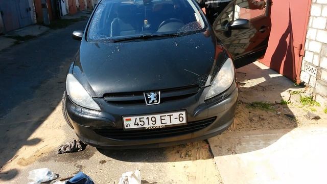 Peugeot 307 Washing headlights. Омыватель фар. Установил новый, оригинальный от KIA. смотреть онлайн
