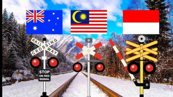 【 踏切アニメ 】 LIVE #43 踏切カンカンパズル puzzle railroad crossing ふみきり