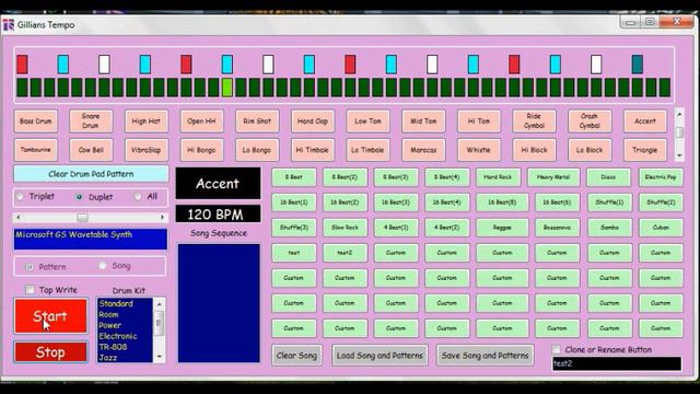 Gillian's Metronome Drum Machine смотреть онлайн