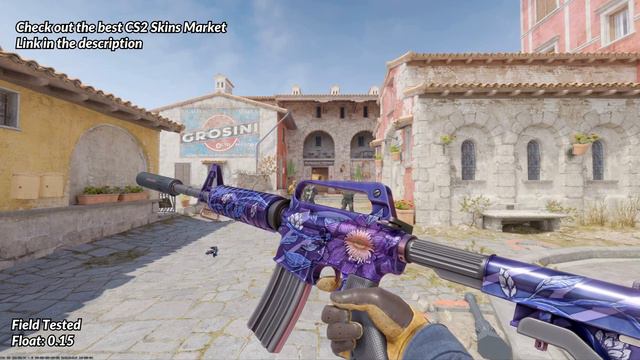M4A1-S Black Lotus - ALL FLOATS In-Game Showcase | CS2 Kilowatt Case Showcase смотреть онлайн