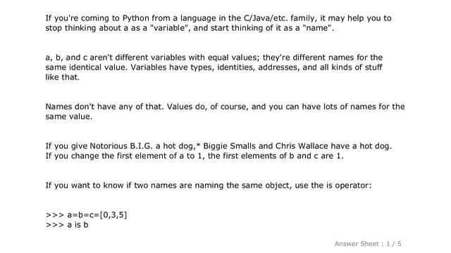 PYTHON : Python assigning multiple variables to same value? list behavior смотреть онлайн