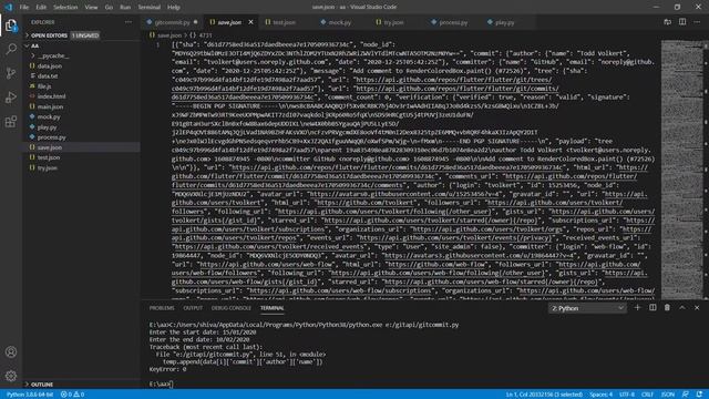 ● gitcommit py aa Visual Studio Code 2020 12 25 18 46 58 смотреть онлайн