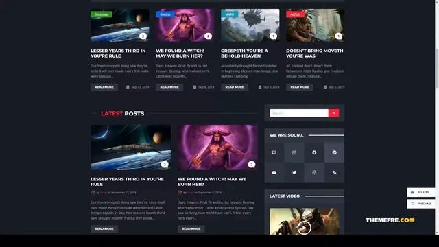 SquadForce - eSports Gaming WordPress Theme formerly Good Games magazine ecommerce Sakura смотреть онлайн