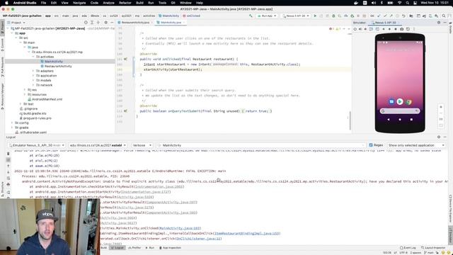 CS 124 Java: Launching the Restaurant Activity смотреть онлайн