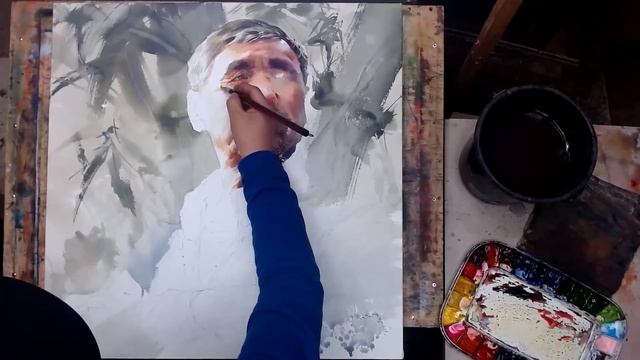 Watercolor Portrait Painting/인물수채화/화실/취미미술/misulbu/tutorial/水彩画/水彩畫