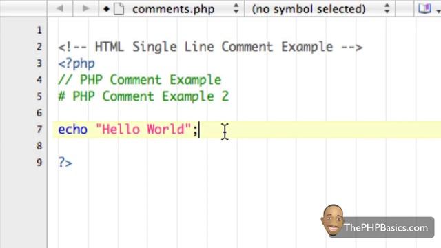 Tutorial 3 - PHP Comments смотреть онлайн