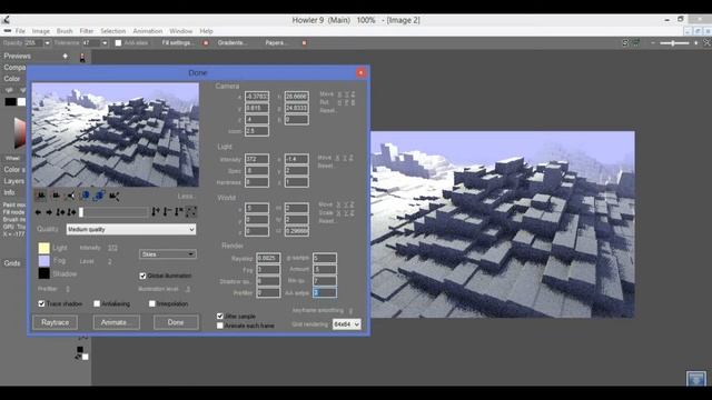 GPU Settings and Raytracing in PD Howler 9 1 with Puppy Ray GPU смотреть онлайн