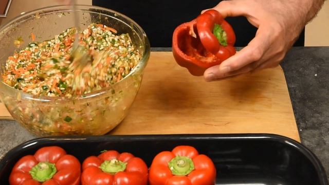 ВКУСНЫЕ ФАРШИРОВАННЫЕ ПЕРЦЫ смотреть онлайн