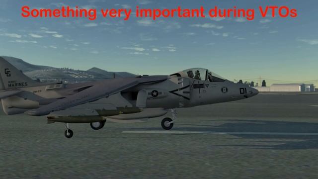 DCS World: AV-8B Harrier II - Вертикальный взлет (перевод официального ролика)