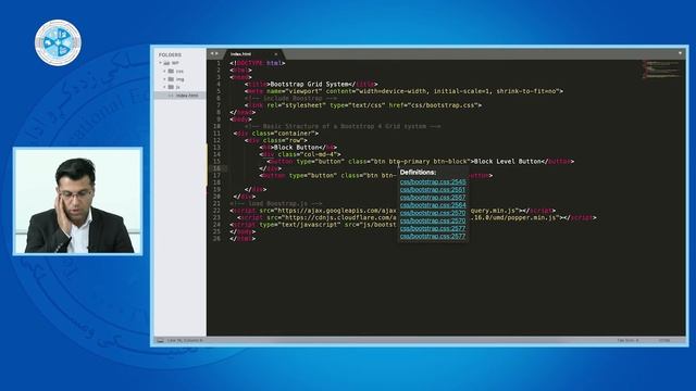 Web Project – Lesson 16 | BOOTSTRAP BLOCK BUTTONS – پروژه وب – درس شانزدهم смотреть онлайн