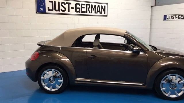 JUST GERMAN: VW Beetle 1.2 TSi Cabriolet, Toffee Brown Convertible FOR SALE, Wigan SR14FYE
