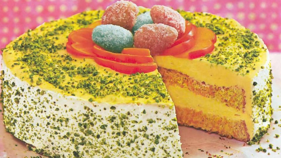 Пасхальный торт С фруктовым кремом. Неожиданное исполнение смотреть онлайн