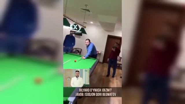 Bilyard O'ynash Mumkinmi.Shayh Muhammadsodiq Muhammad Yusuf.