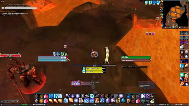 wow classic Огненная Пропасть - фарм льна смотреть онлайн