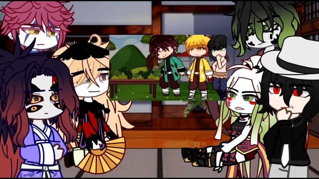 UpperMoons + Muzan react to How hard is Tanjiros head? ||Demon Slayer|Gacha club смотреть онлайн