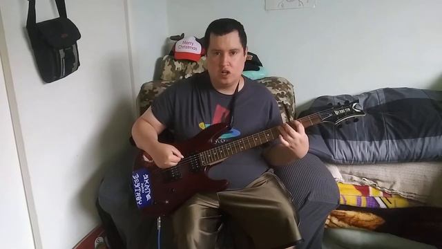 Big Man Rock Guitarist Playing His Dean Vendetta XM смотреть онлайн