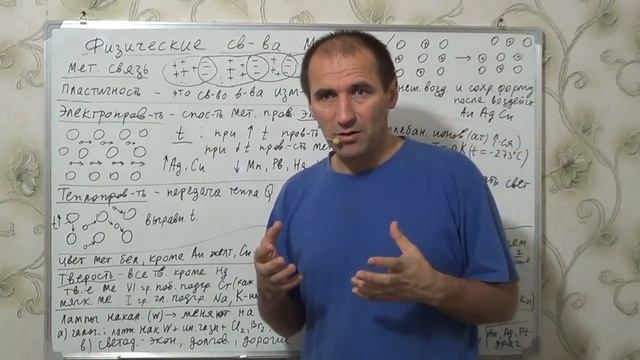 §9, 9 кл. Физические свойства металлов. смотреть онлайн