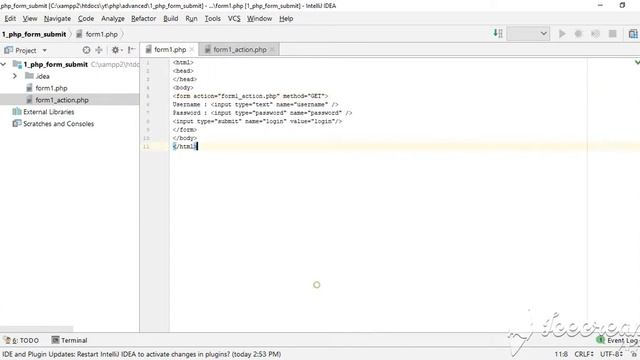 How to submit a form using PHP смотреть онлайн